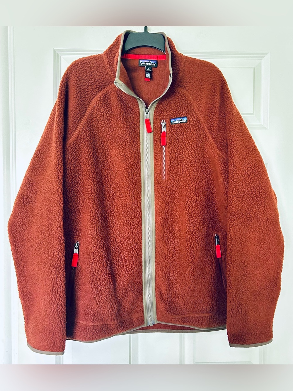 Patagonia Men's Retro Pile Fleece Jacket - Rich Rust Brown